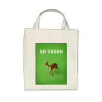 Go green Tote bags