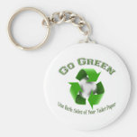 Go Green-Use both sides..... Key Chain