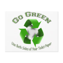 Go Green-Use both sides..... postcards by TemplateTest Go Green-Use both sides..... postcards
