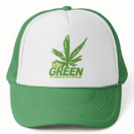 Go Green Weed Trucker Hat