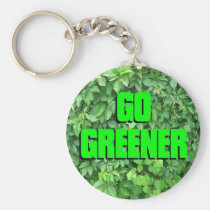 Go Greener keychains