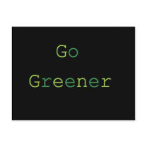 Go Greener postcards by doublewolf Go Greener postcards