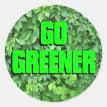 Go Greener stickers