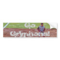 Go Gryphons bumper stickers by susanpaynetrutna Go Gryphons bumper stickers