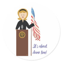 Go Hillary Support Stickers by ScottInk Go Hillary Support Stickers