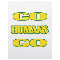 Go Humans Go (green/gold) letterhead by upnorthpw Go Humans Go (green/gold) letterhead