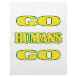 Go Humans Go (green/gold) Letterhead Design