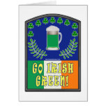 Go Irish Green Greeting Card