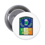 Go Irish Green Pinback Buttons