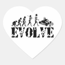 Go Kart Go-Kart Go Karts Evolution Sport Art Sticker