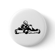 Go Kart Racing Pinback Buttons