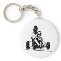 Go Kart Racing Keychains