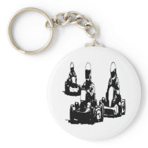 Go Kart Racing Keychains