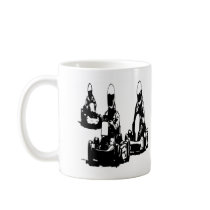 Go Kart Racing Coffee Mug