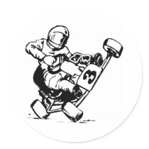 Go Kart Racing Sticker