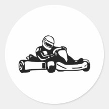 Go Kart Racing Stickers