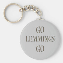Go Lemmings Go! Keychains