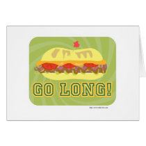 Go Long Greeting Card