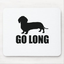 Go Long Dacshund Mousepad