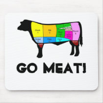 Go Meat! Mouse Pads