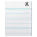 Go Metric Blue With Lines Letterhead