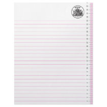 Go Metric Pink With Lines Letterhead by Madinagoodway Go Metric Pink With Lines Letterhead