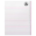 Go Metric Pink With Lines Letterhead