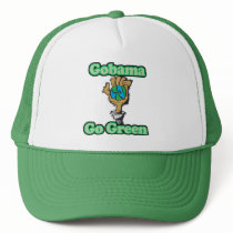 Go Obama Go Green Mesh Hats