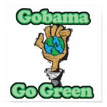 Go Obama Go Green posters