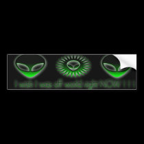 Go off worlding bumper stickers
