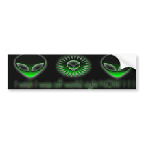 Go off worlding bumper stickers