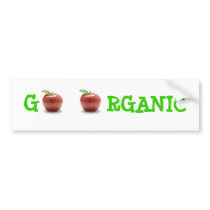 Go Organic bumper stickers