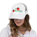 GO ORGANIC Lady Organic Gardening Cap hat
