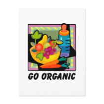Go Organic Post Card