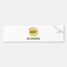Go Organic, Practice NFP Bumper Sticker