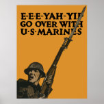 Go Over With US Marines -- WWI posters