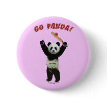 Go Panda Bear Cricket Button