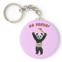 Go Panda Bear Cricket Keychains