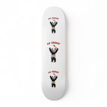 Go Panda Bear Cricket Custom Skate Board