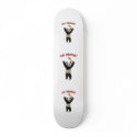 Go Panda Bear Cricket Custom Skate Board