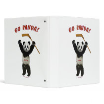 Go Panda Hockey Bear binders