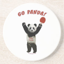 Go Panda Ping Pong Coasters