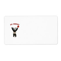 Go Panda Ping Pong Shipping Labels