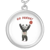 Go Panda Ping Pong Custom Necklace