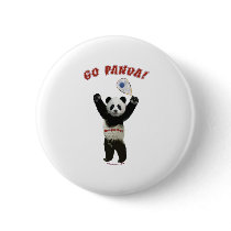 Go Panda Racquetball Pin