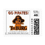 GO PIRATES - small stamp