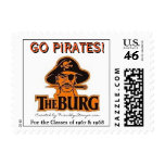 GO PIRATES - small stamp