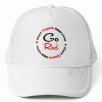 GO RED Heart Disease Mesh Hat