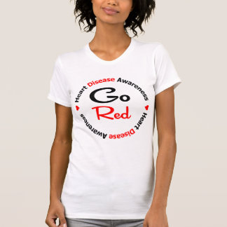 go red t shirts