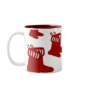 Go Red Stockings! mugs